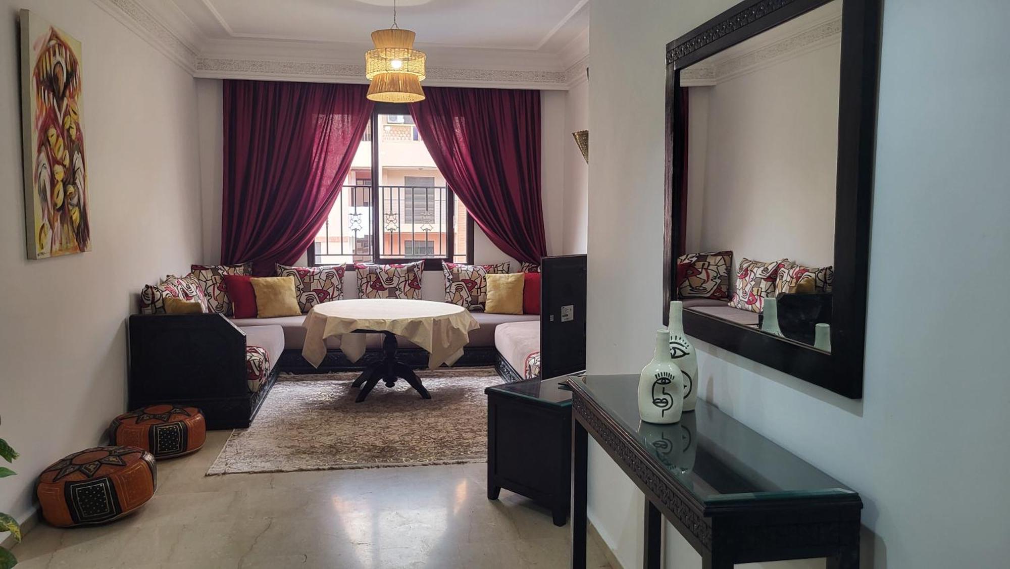 Appartement Haut Standing Vu Piscine Marrákes Kültér fotó