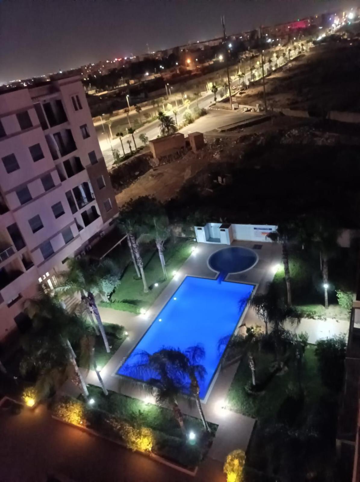 Appartement Haut Standing Vu Piscine Marrákes Kültér fotó
