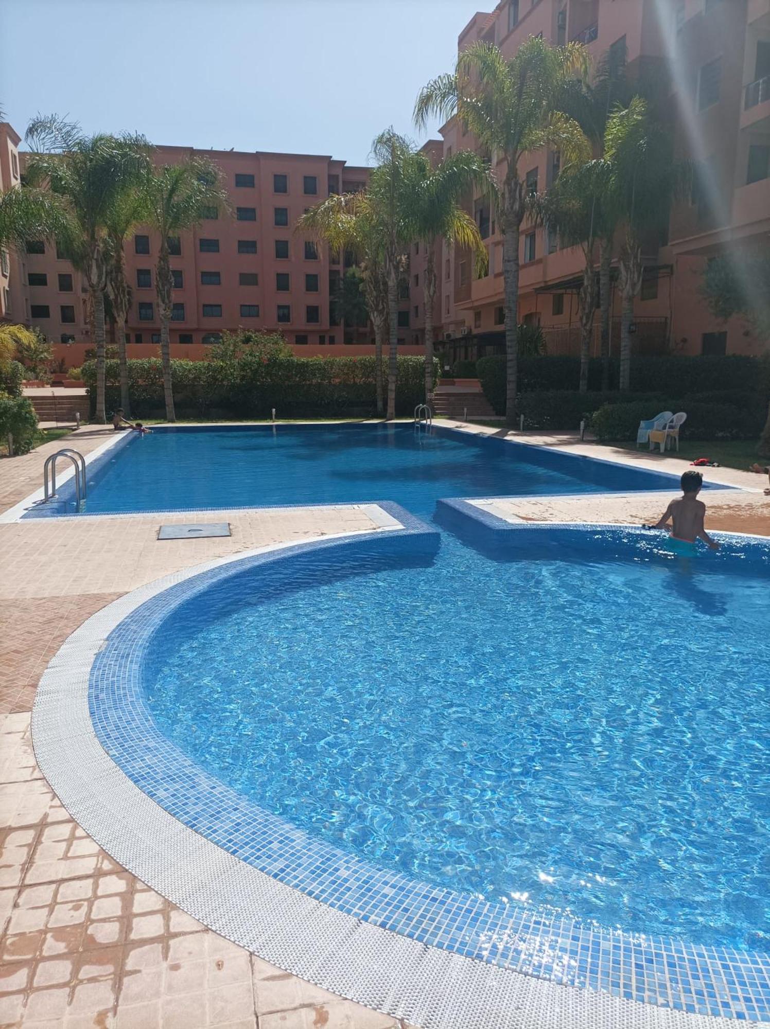 Appartement Haut Standing Vu Piscine Marrákes Kültér fotó