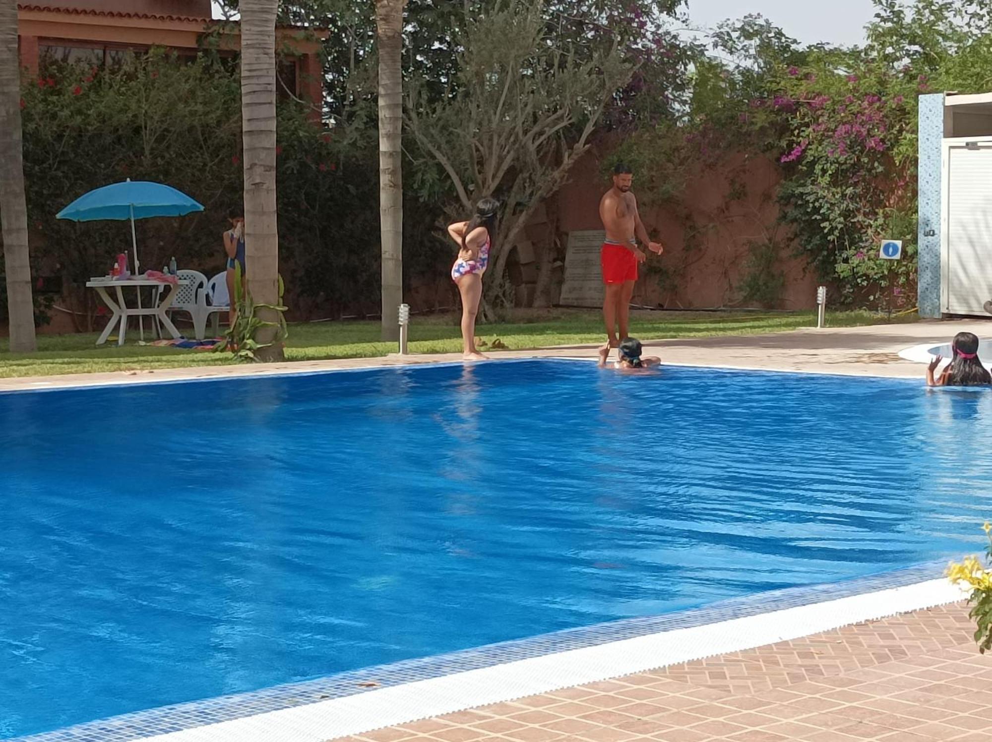 Appartement Haut Standing Vu Piscine Marrákes Kültér fotó