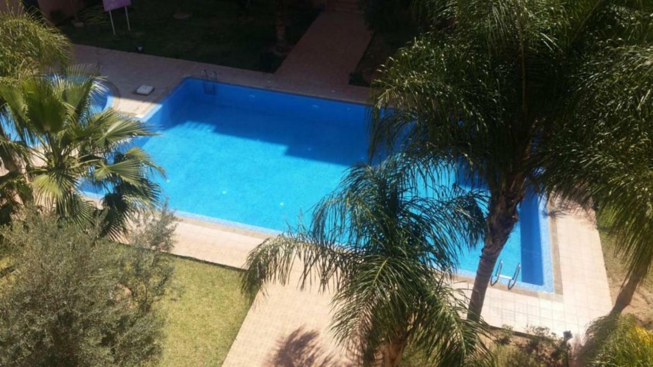 Appartement Haut Standing Vu Piscine Marrákes Kültér fotó